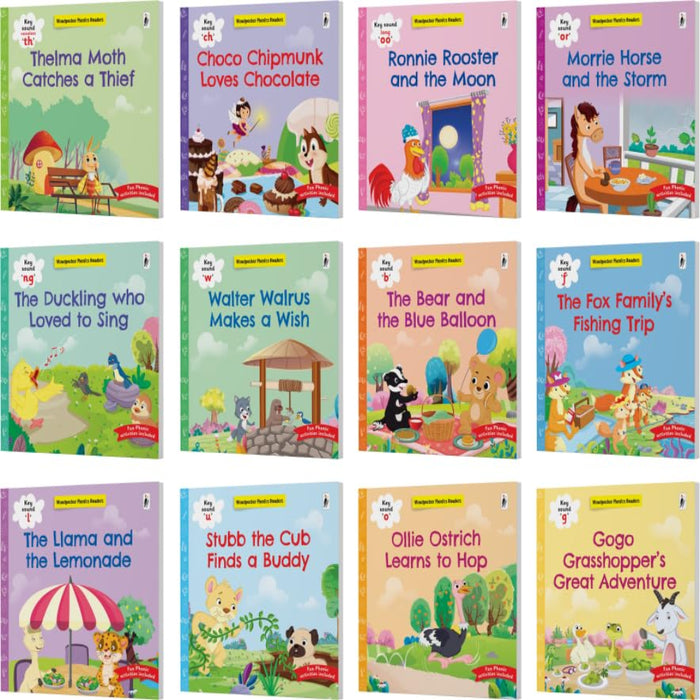 Woodpecker Phonics Readers Box Set-Story Books-RBC-Toycra