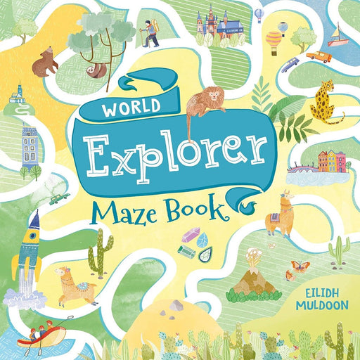 World Explorer Maze Book-Activity Books-SBC-Toycra