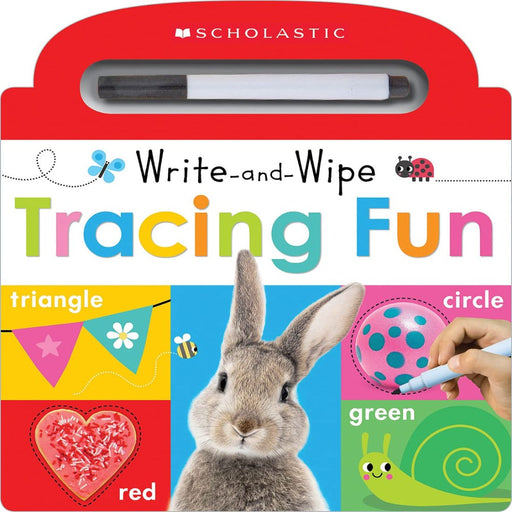 Write-And-Wipe Tracing Fun-Activity Books-Sch-Toycra