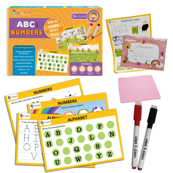 Write & Wipe Activity Mats-Activity Books-Pegasus-Toycra