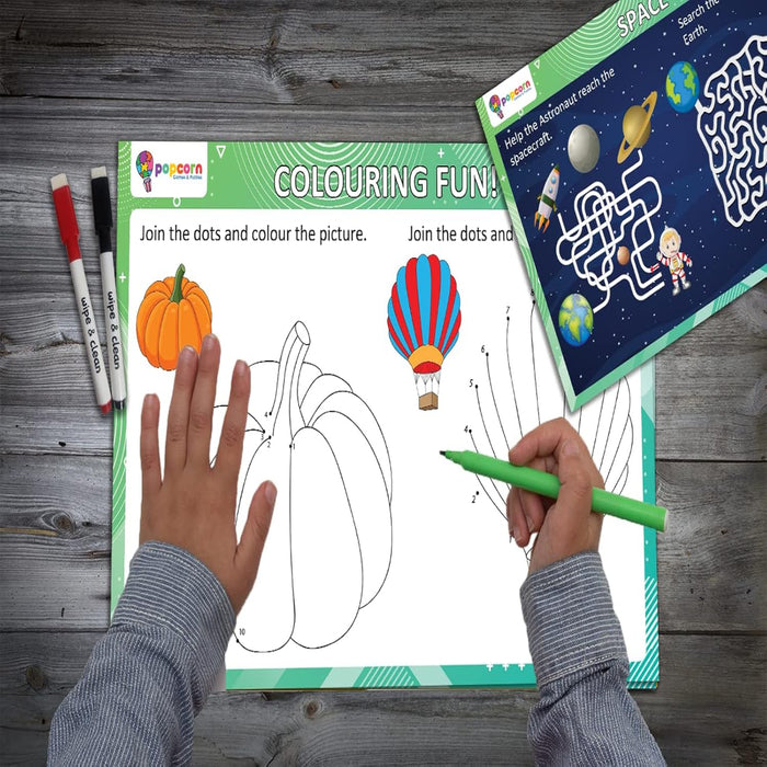 Write & Wipe Activity Mats-Activity Books-Pegasus-Toycra