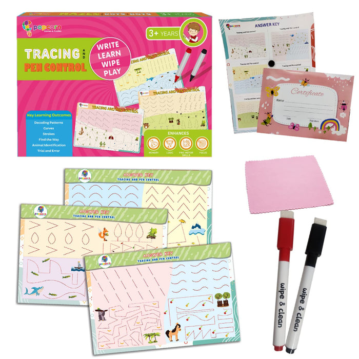 Write & Wipe Activity Mats-Activity Books-Pegasus-Toycra