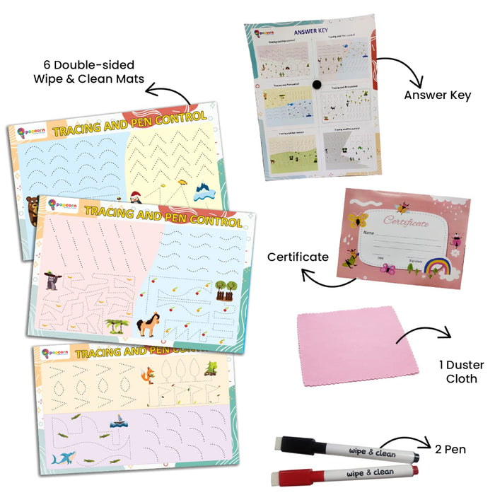 Write & Wipe Activity Mats-Activity Books-Pegasus-Toycra