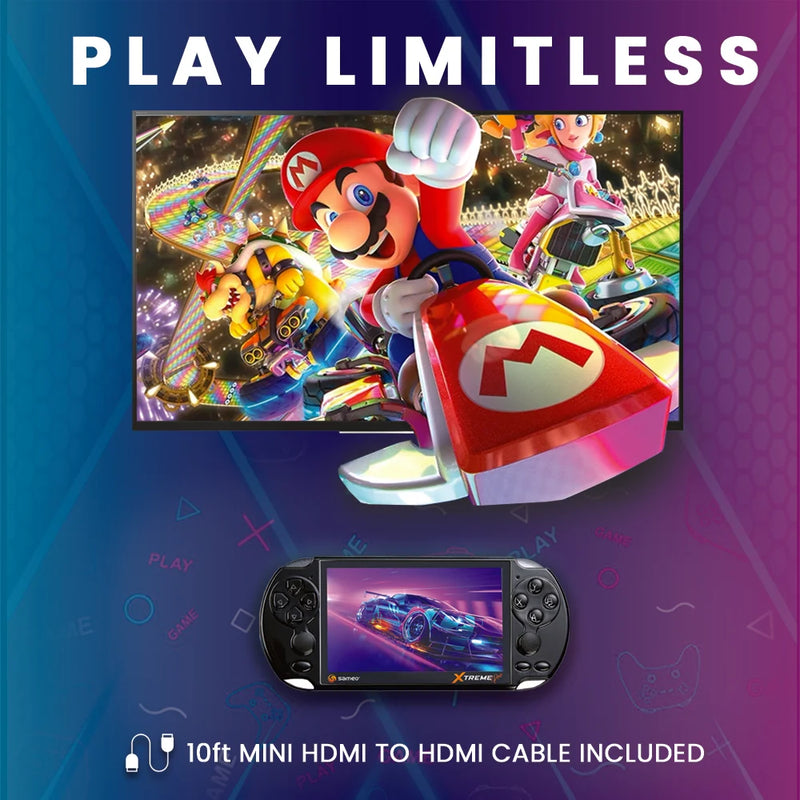 Sameo Handheld Game Console Xtreme Pro with 10000 Games