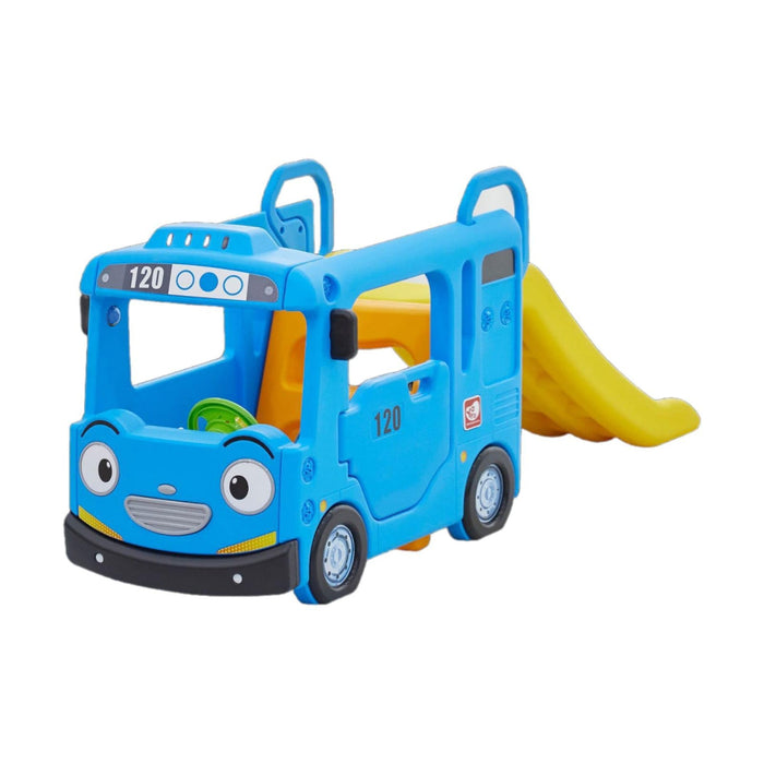 Yaya Blue Compact Bus Slide-Outdoor Toys-Playwell-Toycra