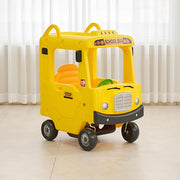 Yaya School Bus Roof Car- Yellow