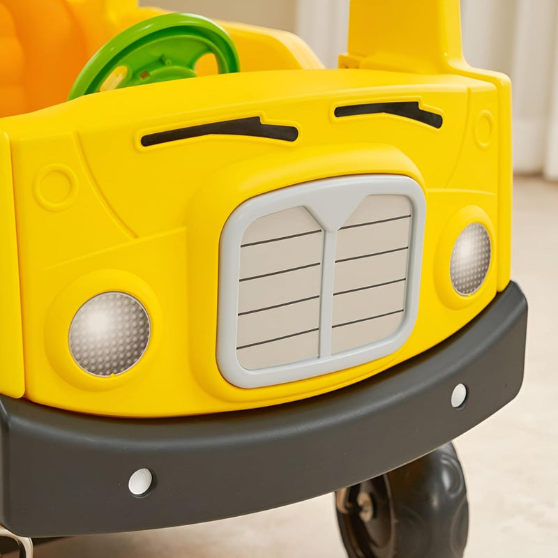 Yaya School Bus Roof Car- Yellow