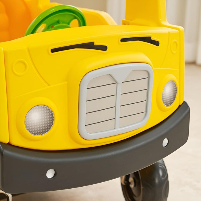 Yaya School Bus Roof Car- Yellow-Outdoor Toys-Playwell-Toycra