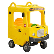 Yaya School Bus Roof Car- Yellow