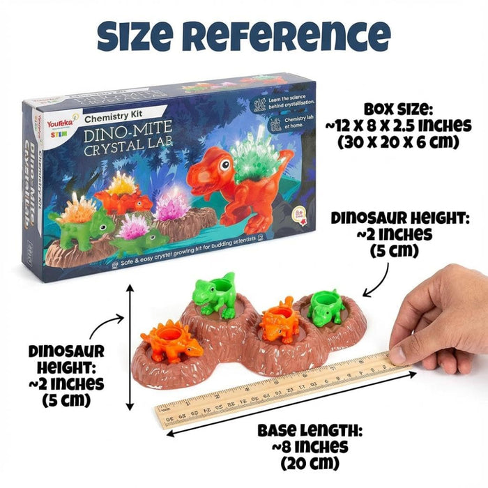 Youreka Dino-Mite Crystal Lab – STEM Chemistry Kit-STEM toys-Youreka-Toycra