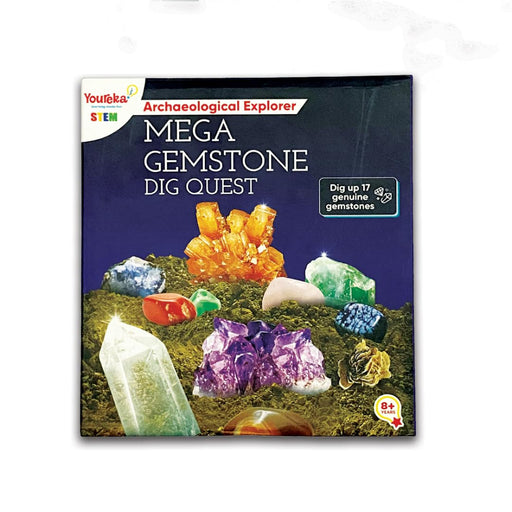 Youreka STEM Mega Gemstone Dig Quest Archaeological Explorer Kit-STEM toys-Youreka-Toycra
