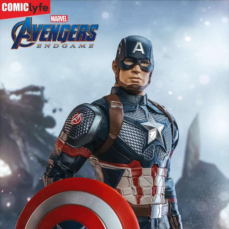 ZD Toys Marvel Captain America 14 Inch Superhero Action Figure Toy