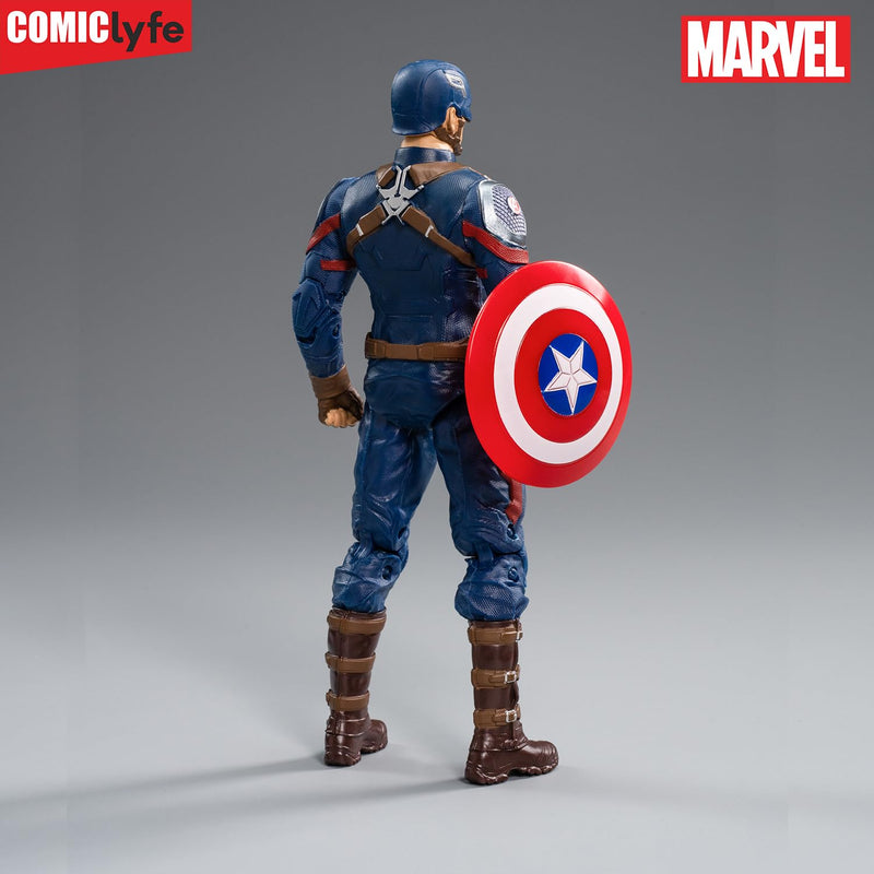 ZD Toys Marvel Captain America 7 Inch Superhero Action Figure Toy
