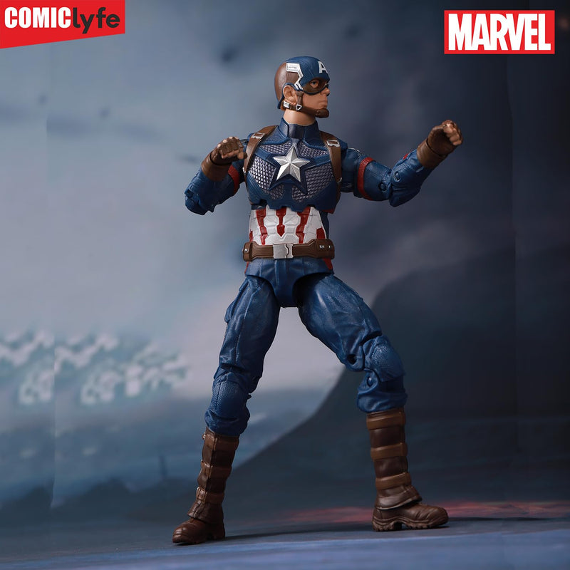 ZD Toys Marvel Captain America 7 Inch Superhero Action Figure Toy