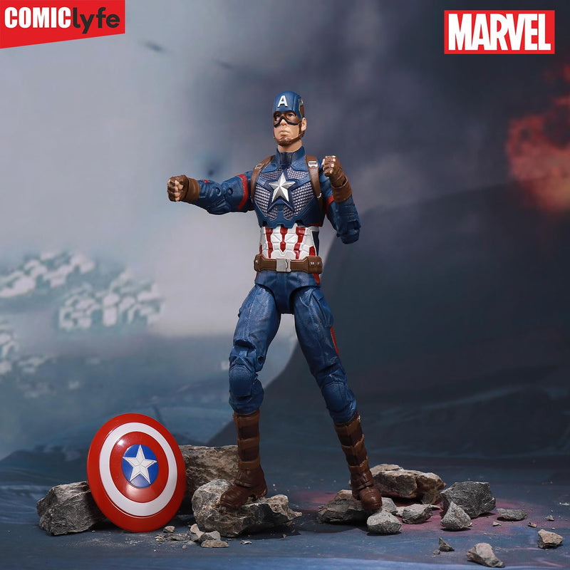 ZD Toys Marvel Captain America 7 Inch Superhero Action Figure Toy