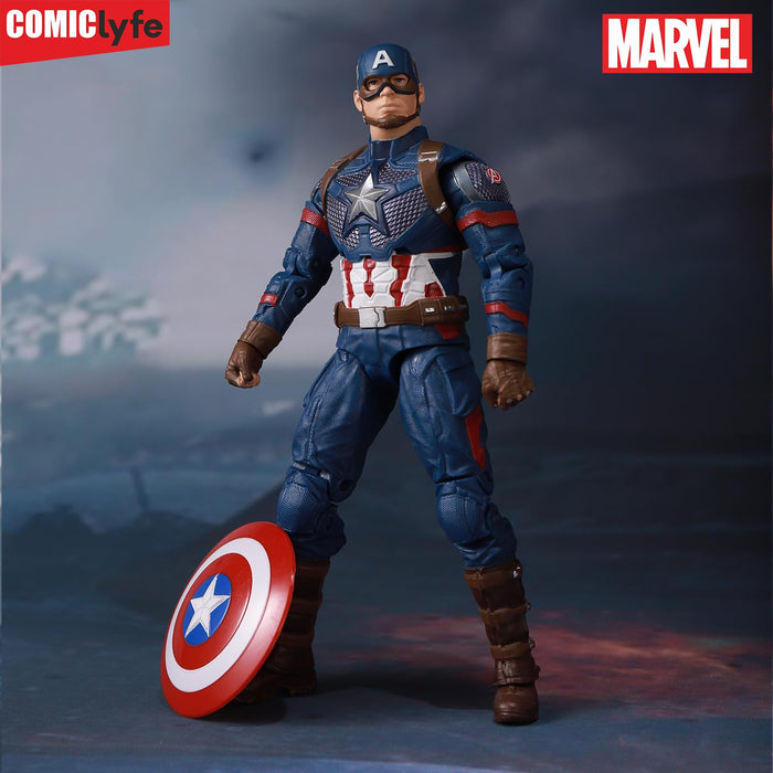 ZD Toys Marvel Captain America 7 Inch Superhero Action Figure Toy-Action & Toy Figures-Marvel-Toycra