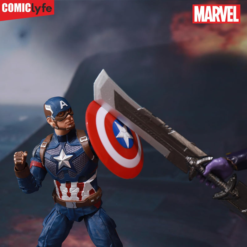 ZD Toys Marvel Captain America 7 Inch Superhero Action Figure Toy