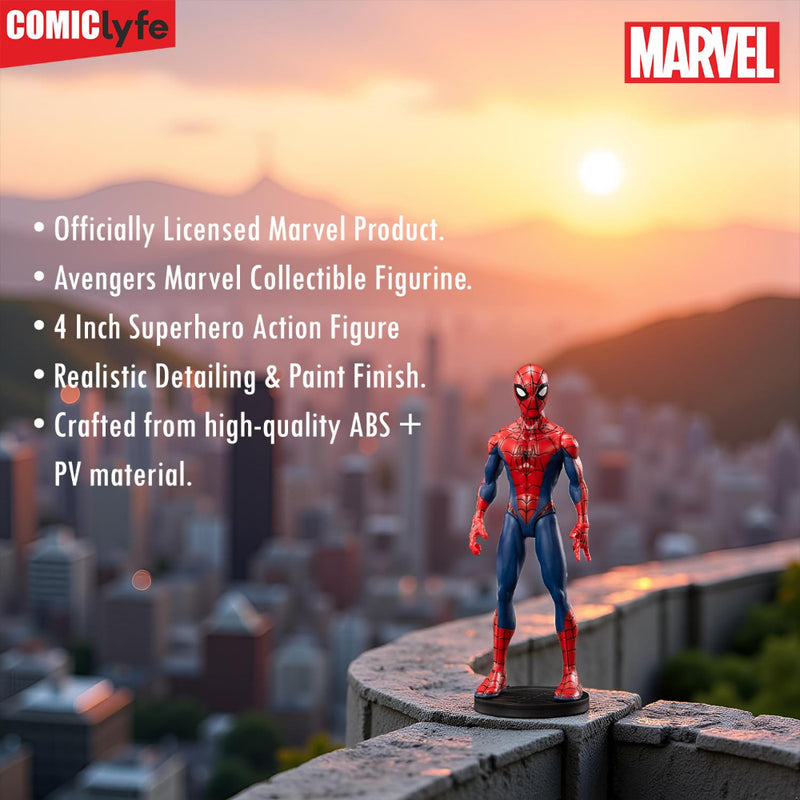 ZD Toys Marvel Classic Spider-Man 4 Inch Superhero Action Figure