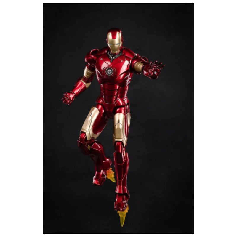 ZD Toys Marvel Iron Man MK 3 Luminous Version Action Figures 7 Inch Scale 1:10