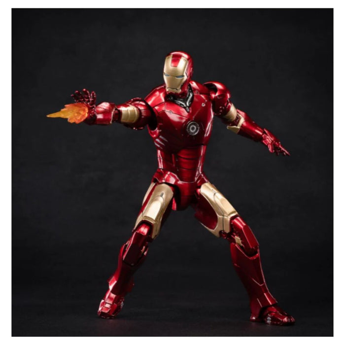 ZD Toys Marvel Iron Man MK 3 Luminous Version Action Figures 7 Inch Scale 1:10-Action & Toy Figures-ZD Toys-Toycra