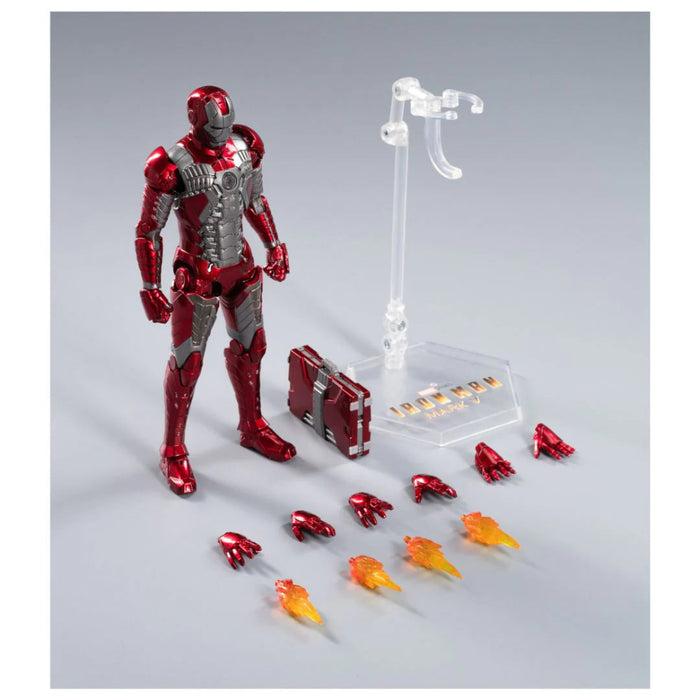 ZD Toys Marvel Iron Man MK 5 Luminous Version Action Figures 7 Inch - 1:10-Action & Toy Figures-ZD Toys-Toycra