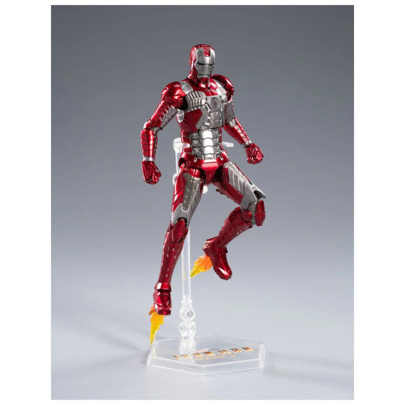 ZD Toys Marvel Iron Man MK 5 Luminous Version Action Figures 7 Inch - 1:10