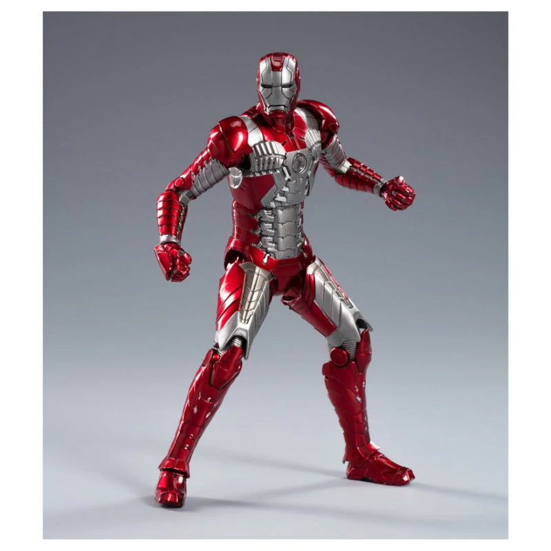 ZD Toys Marvel Iron Man MK 5 Luminous Version Action Figures 7 Inch - 1:10