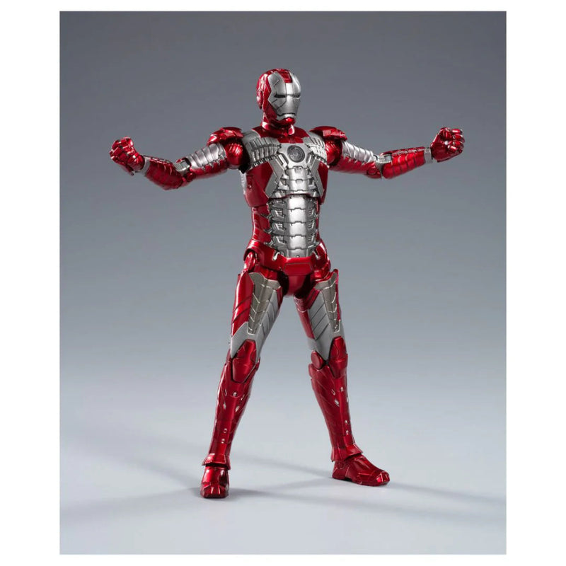ZD Toys Marvel Iron Man MK 5 Luminous Version Action Figures 7 Inch - 1:10