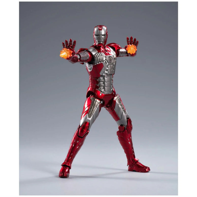 ZD Toys Marvel Iron Man MK 5 Luminous Version Action Figures 7 Inch - 1:10