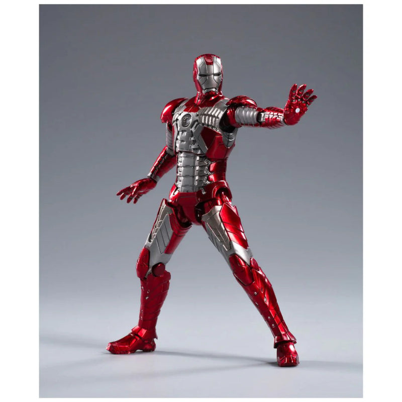 ZD Toys Marvel Iron Man MK 5 Luminous Version Action Figures 7 Inch - 1:10