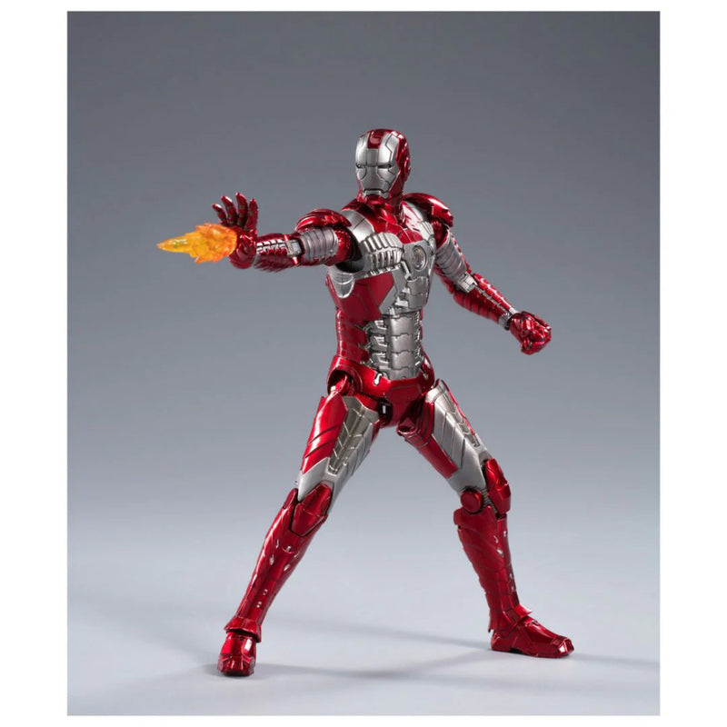 ZD Toys Marvel Iron Man MK 5 Luminous Version Action Figures 7 Inch - 1:10