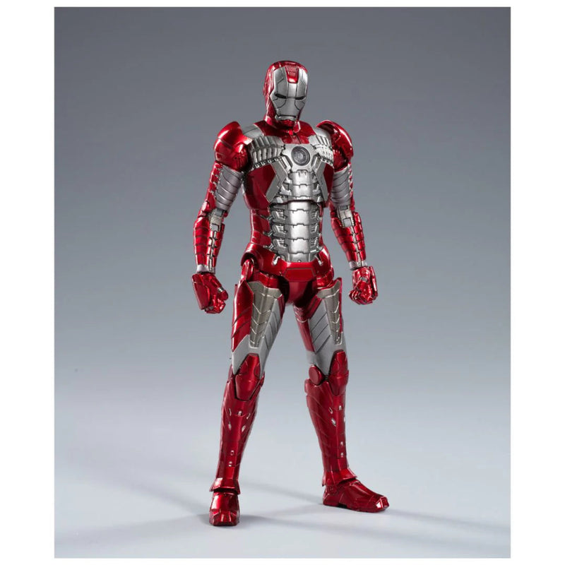 ZD Toys Marvel Iron Man MK 5 Luminous Version Action Figures 7 Inch - 1:10