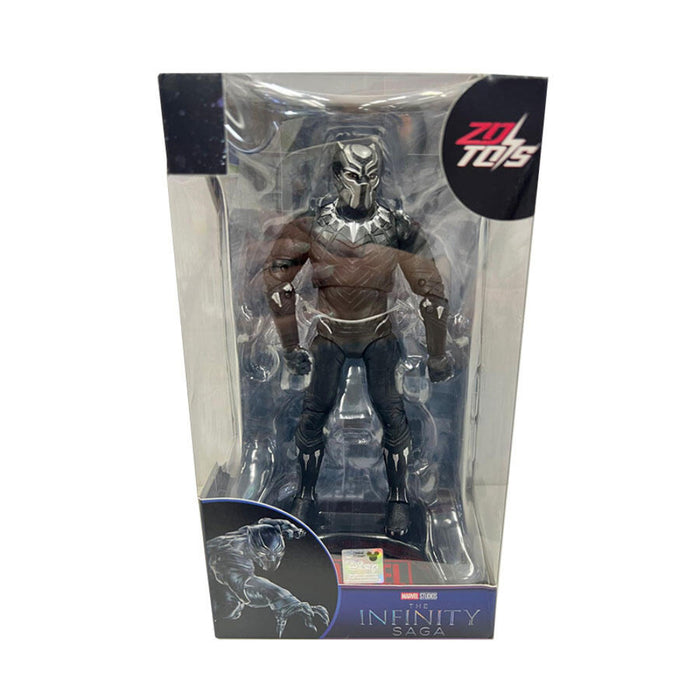 ZD Toys Marvel Series Black Panther With Holder 7 Inch-Action & Toy Figures-ZD Toys-Toycra