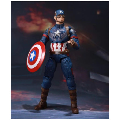 ZD Toys Marvel Series Captain America 7 Inch-Action & Toy Figures-ZD Toys-Toycra