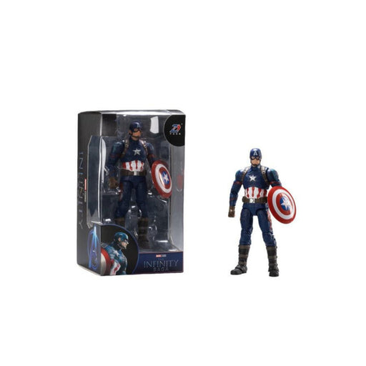 ZD Toys Marvel Series Captain America 7 Inch-Action & Toy Figures-ZD Toys-Toycra