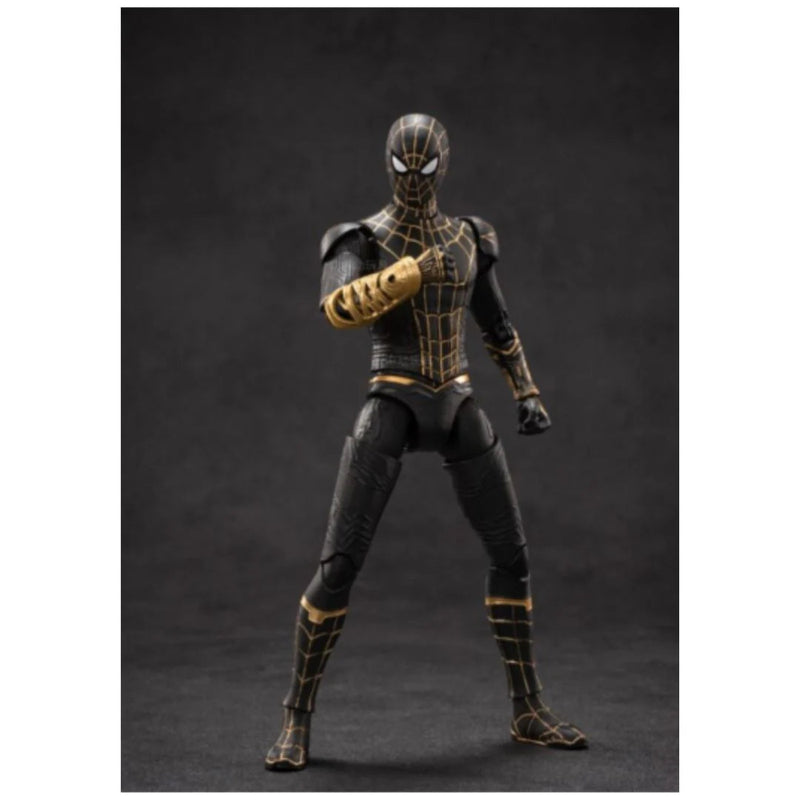 ZD Toys Marvel Spider Man Black & Gold Suit - 7 Inch Figure