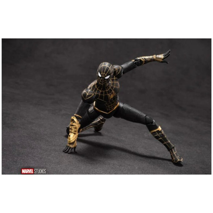 ZD Toys Marvel Spider Man Black & Gold Suit - 7 Inch Figure-Action & Toy Figures-ZD Toys-Toycra
