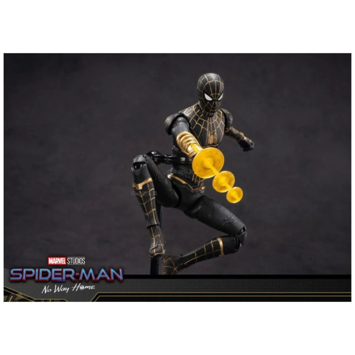 ZD Toys Marvel Spider Man Black & Gold Suit - 7 Inch Figure-Action & Toy Figures-ZD Toys-Toycra