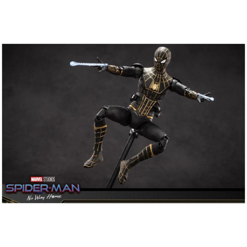 ZD Toys Marvel Spider Man Black & Gold Suit - 7 Inch Figure