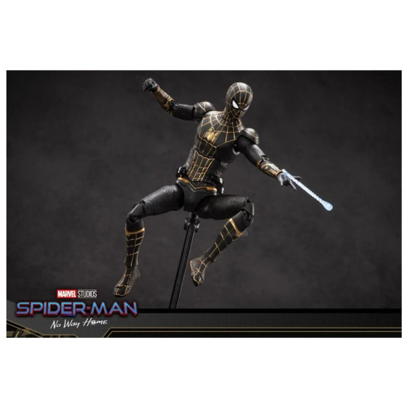 ZD Toys Marvel Spider Man Black & Gold Suit - 7 Inch Figure