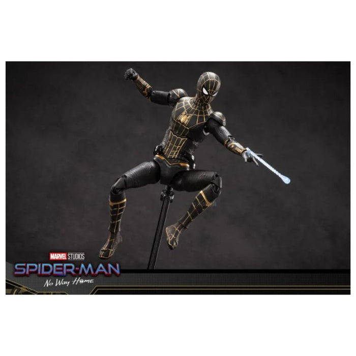 ZD Toys Marvel Spider Man Black & Gold Suit - 7 Inch Figure-Action & Toy Figures-ZD Toys-Toycra