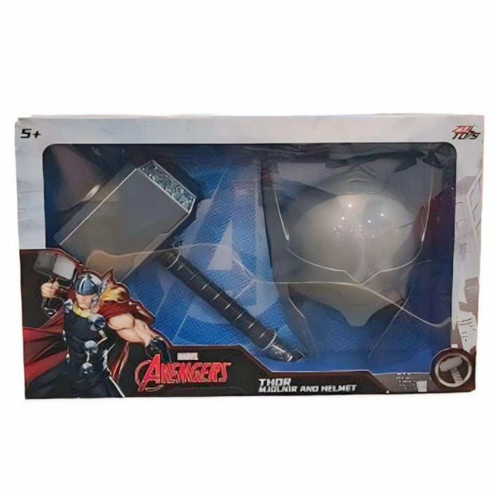 ZD Toys Role Play Marvel Thor Mjolnir And Helmet set-Action & Toy Figures-ZD Toys-Toycra