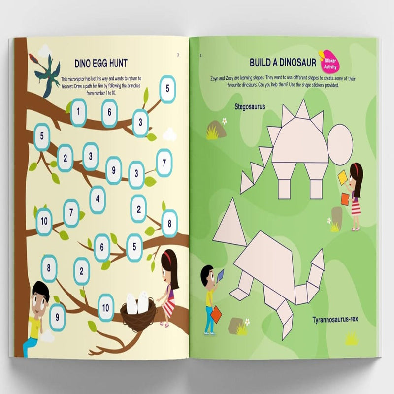 Zayn & Zoey Dinosaur Activity Book