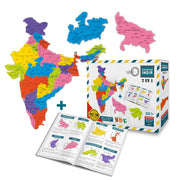 Zephyr Discover India 2 In 1, Puzzles & Educational Toy