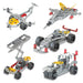 Zephyr Mechanix - 3 Constuction Set (202 Pieces)-Construction-Zephyr-Toycra