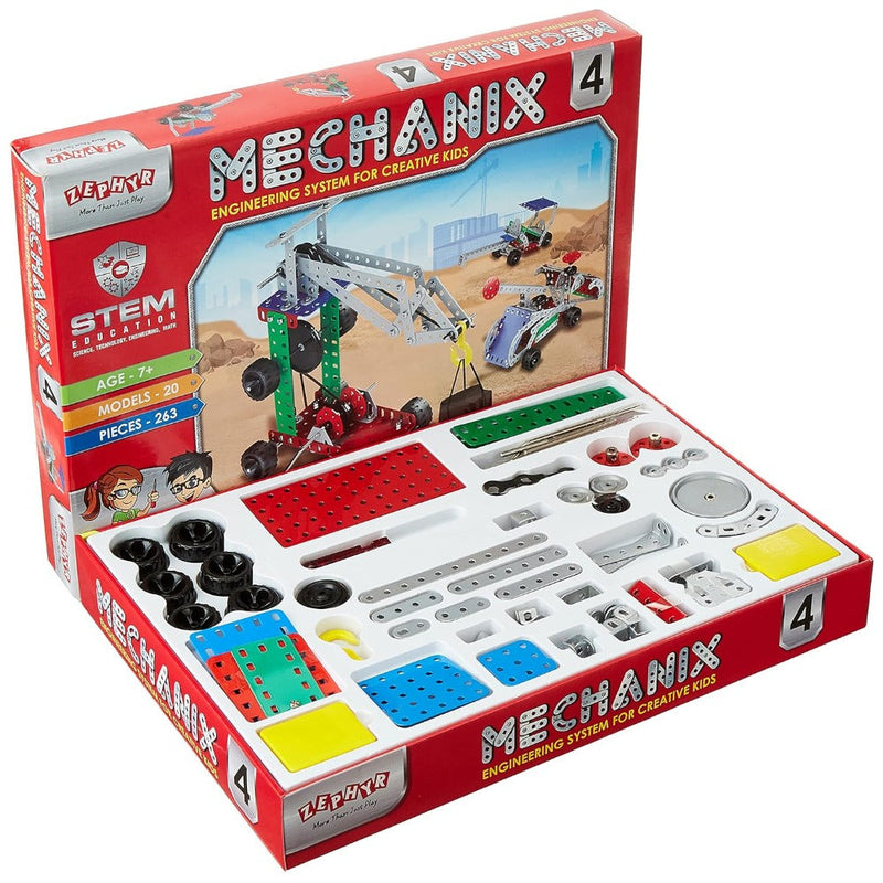 Zephyr Mechanix-4 Construction Set (263 Pieces)