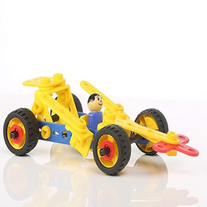 Zephyr Mechanix Cars-2 Plastic Construction Set (81 Pcs)