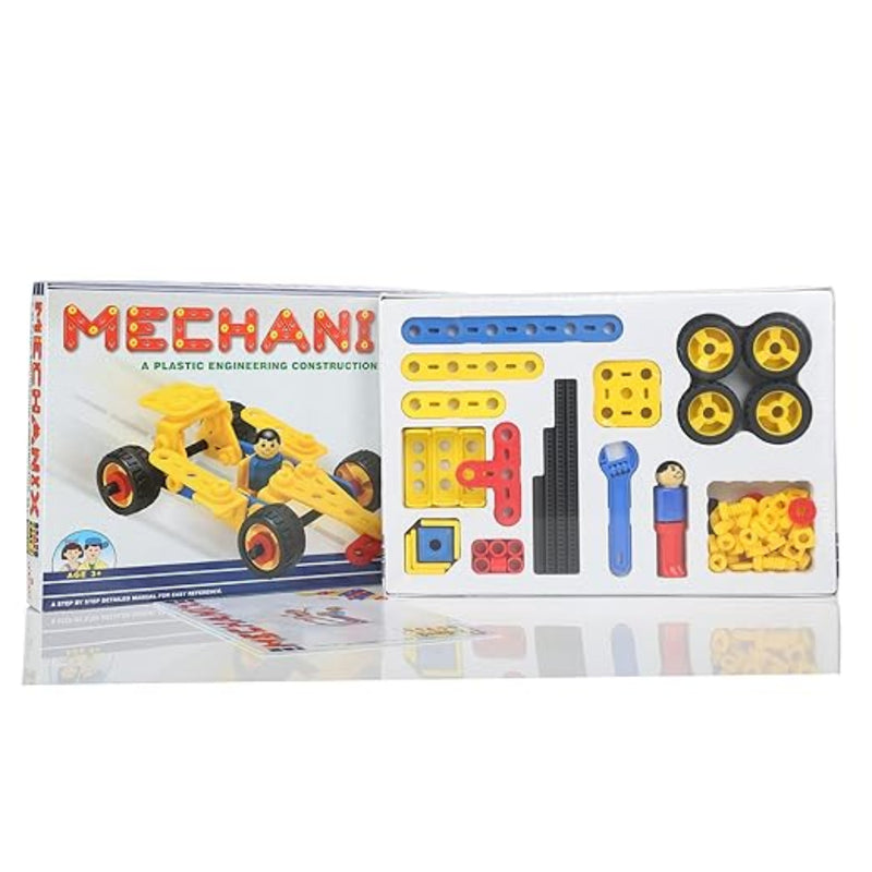Zephyr Mechanix Cars-2 Plastic Construction Set (81 Pcs)