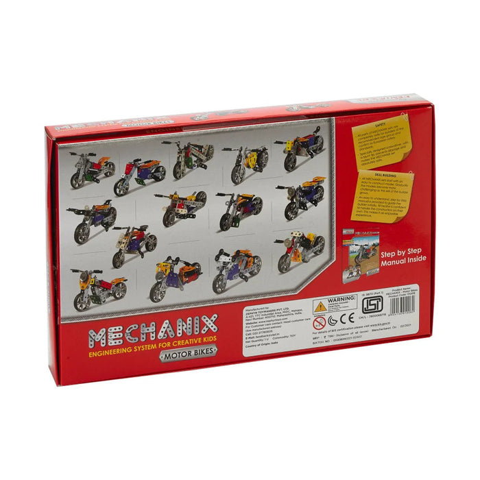 Zephyr Mechanix Motorbikes Construction Set (155 Pieces)-Construction-Zephyr-Toycra