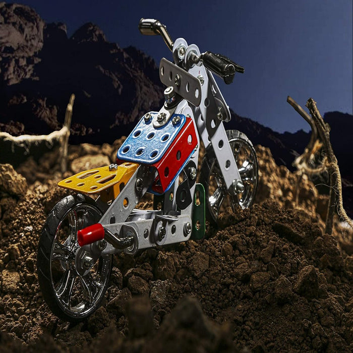 Zephyr Mechanix Motorbikes Construction Set (155 Pieces)-Construction-Zephyr-Toycra